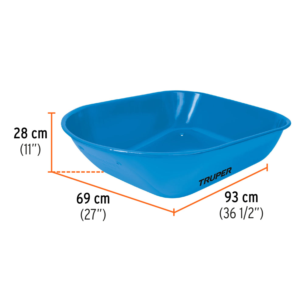 Carretilla 5.5 ft3 Neumática, bastidor tubular, Truper - Codigo: 11752