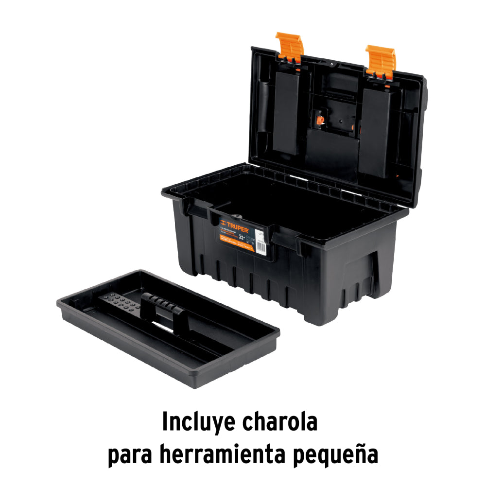 Caja para herramienta de 22" con compartimentos, TRUPER