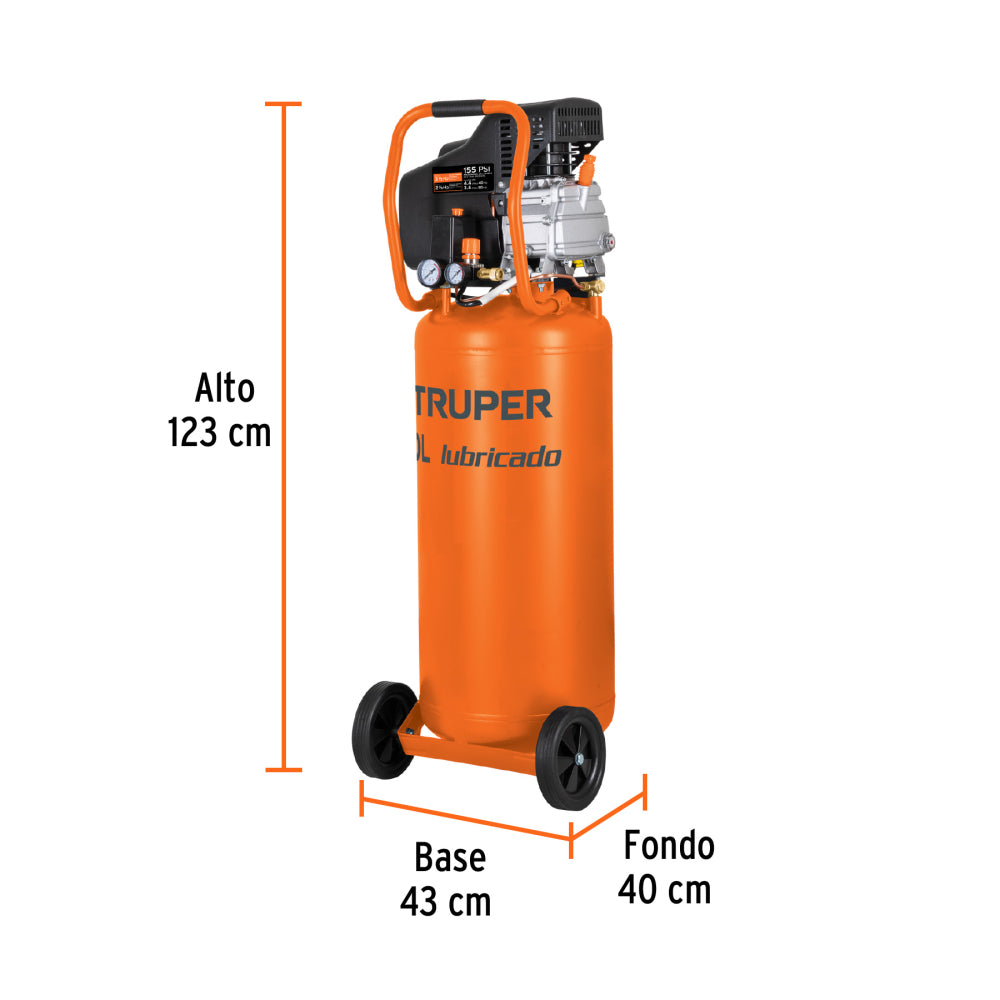 Compresora lubricada, 80 L - CÓDIGO: 102116