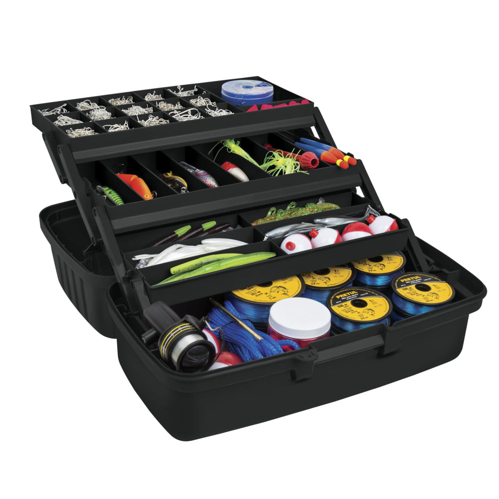 Caja para pesca de 16" con 3 bandejas deslizables, Truper - Código: 10539