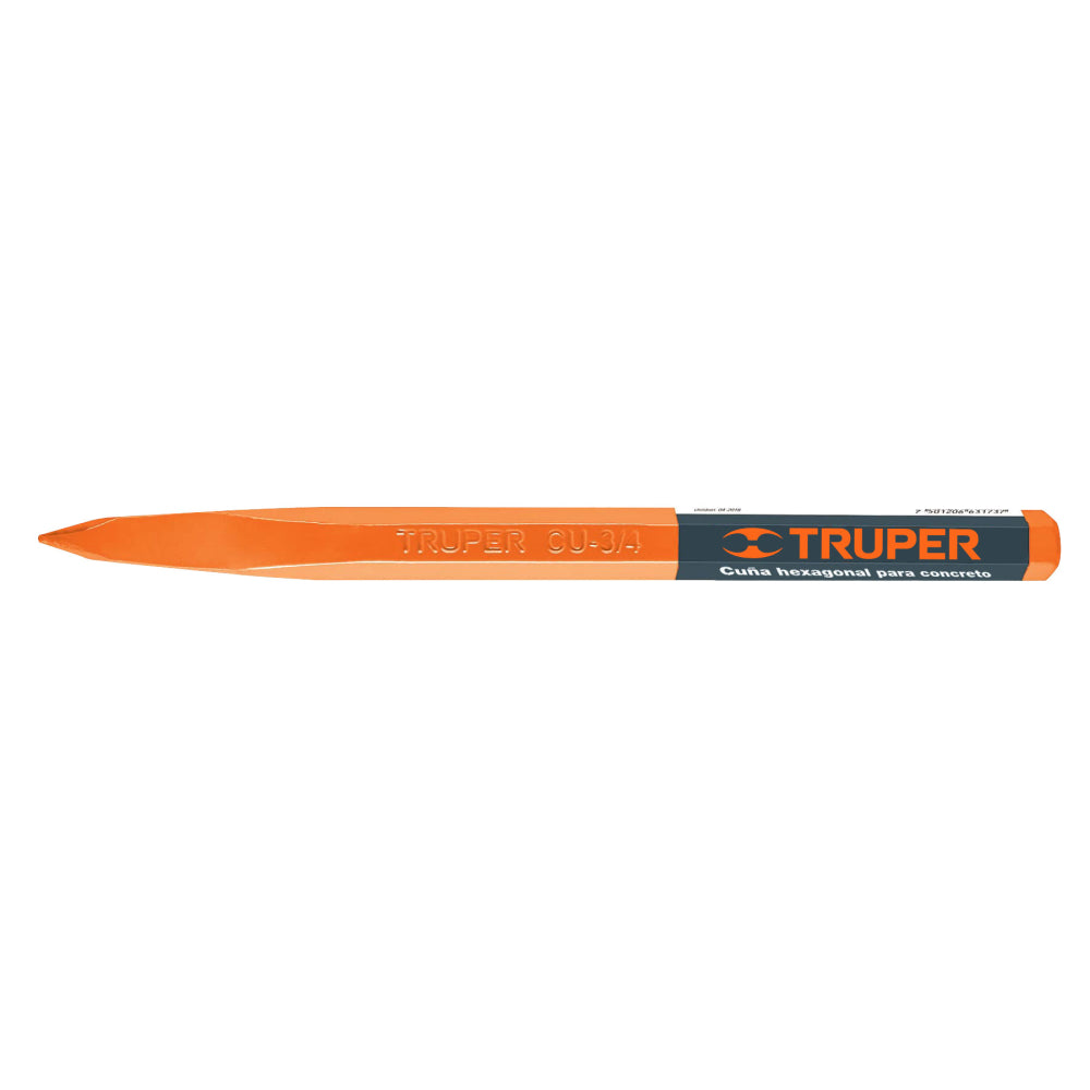 Cuña para concreto de 3/4", Truper - CÓDIGO: 13050