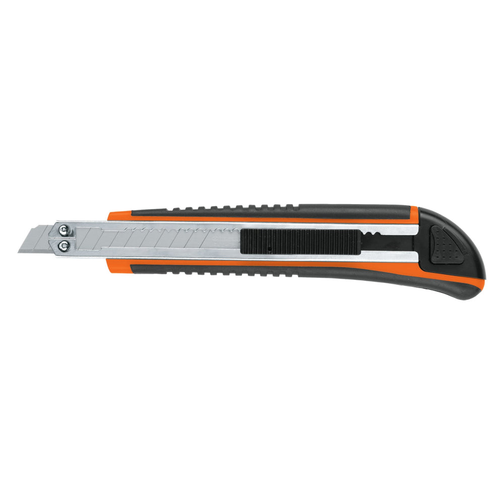 Cutter 9 mm profesional con alma metálica y grip, Truper - Cod: 16971