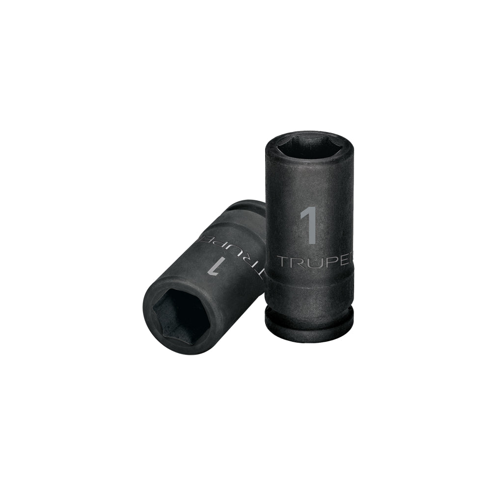 Dado largo de impacto de 1", 6 puntas, cuadro 3/4" - Código: 12434