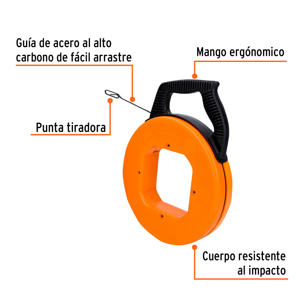 Guía de acero de 15 m para cable, Truper - Cod: 17751