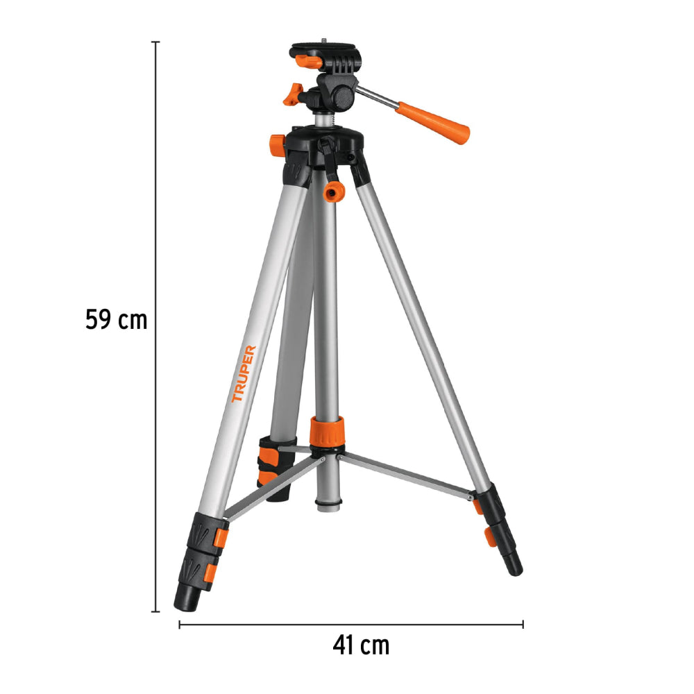 Tripié telescópico para nivel láser, altura max. 1.45 m - CÓDIGO: 100811