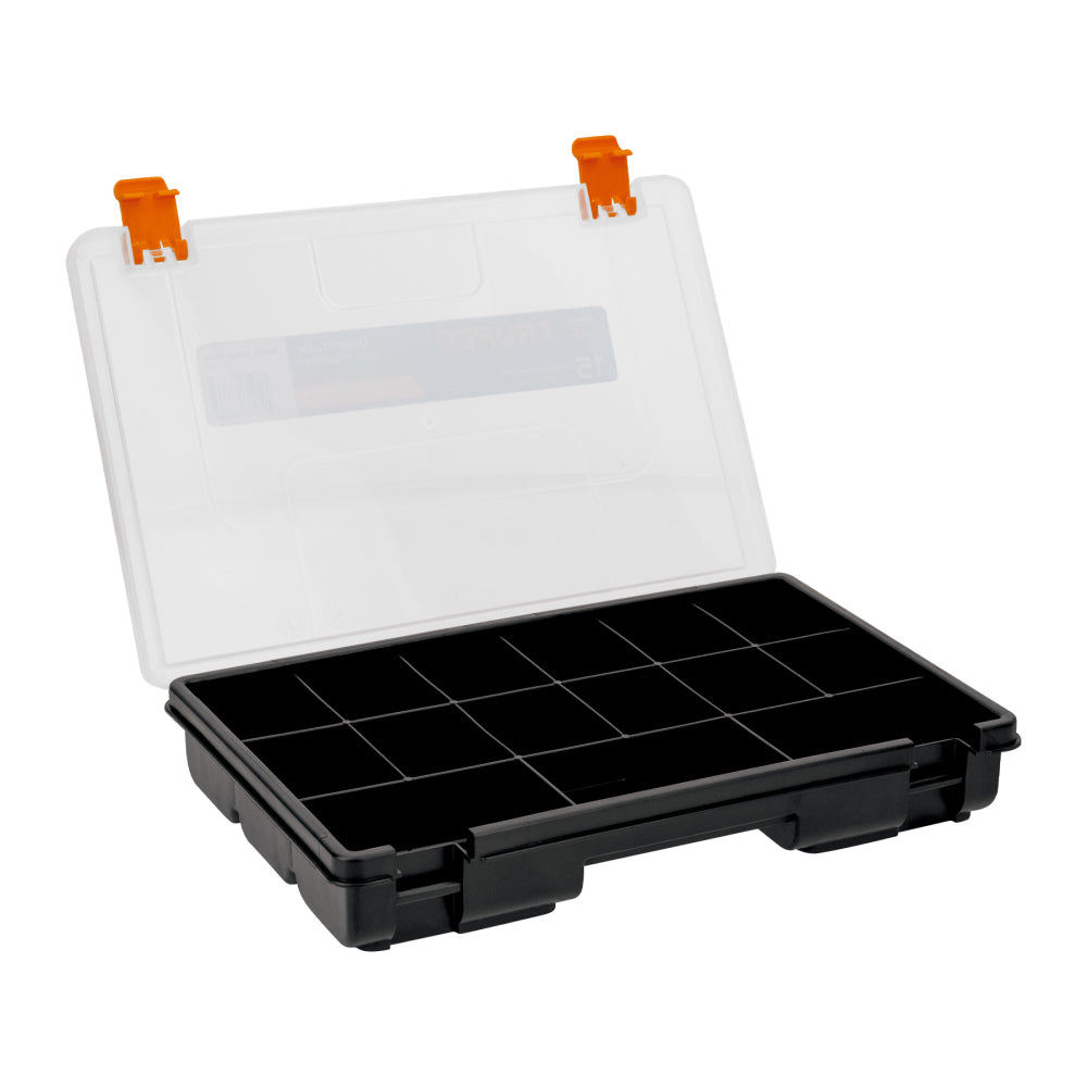 Organizador 11" con 15 compartimentos, Truper - CÓDIGO: 19896