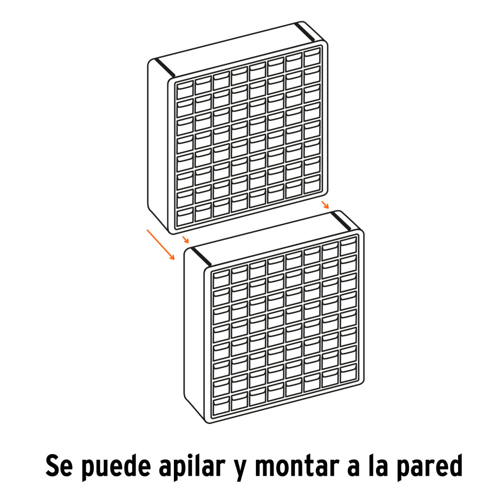 Organizador con 16 gavetas, Truper - Código: 11851