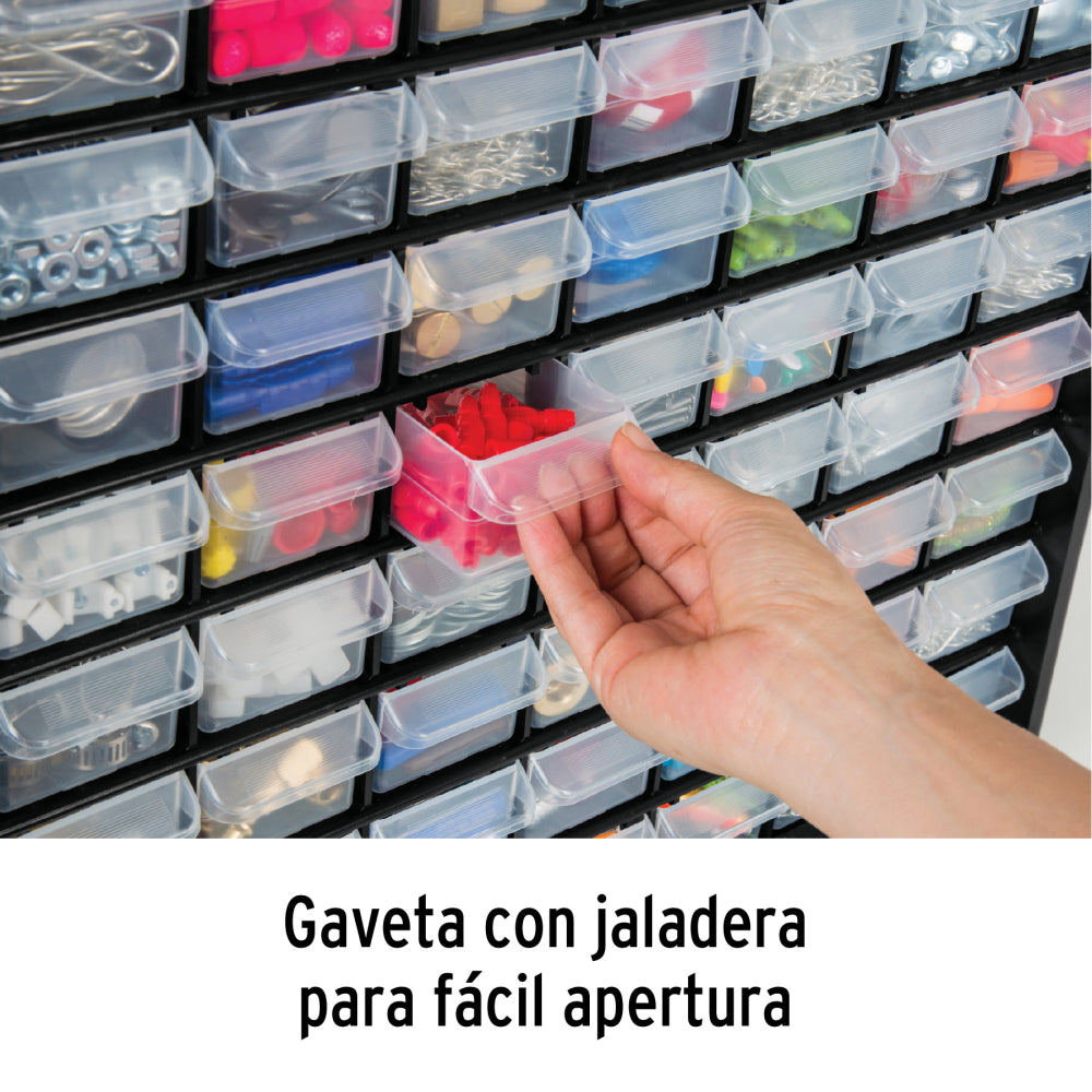 Organizador con 64 gavetas, Truper