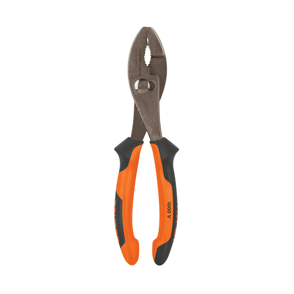 Pinzas de chofer 8" mango Comfort Grip, Truper Expert