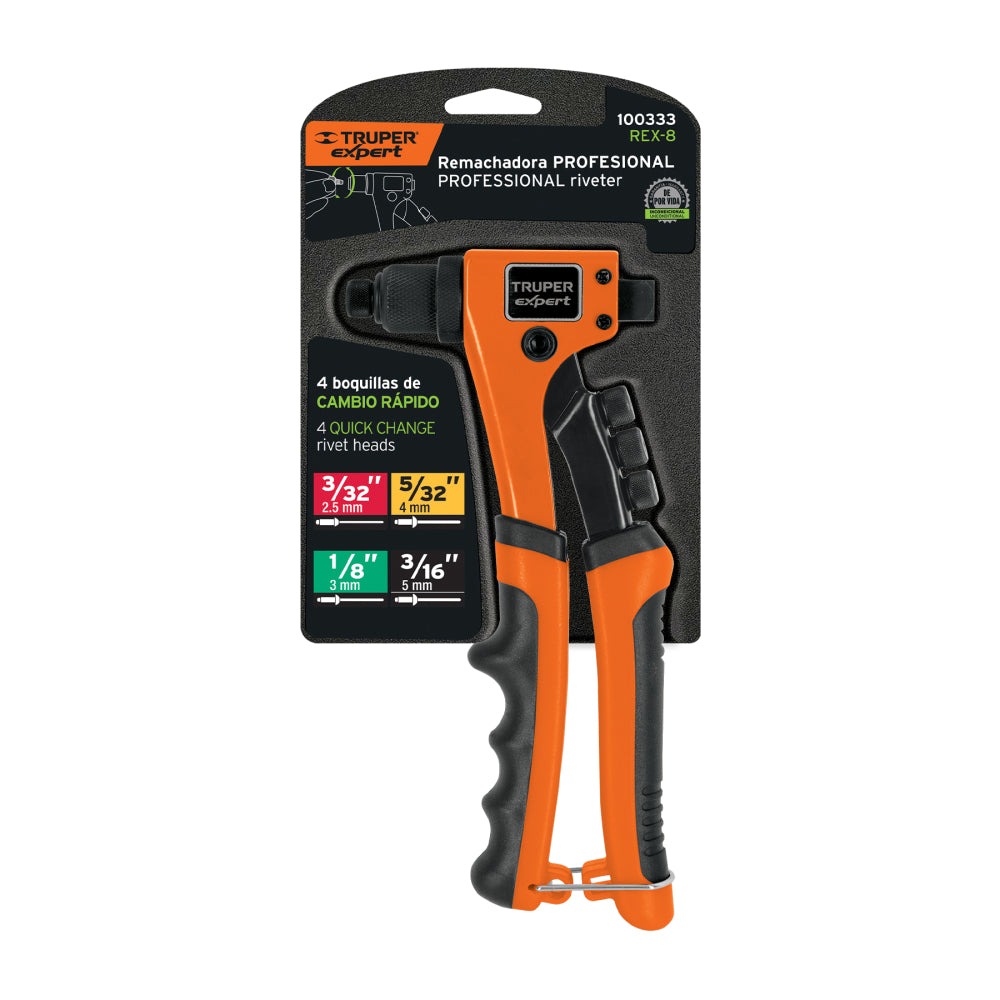 Remachadora profesional 8", Truper Expert - CÓDIGO: 100333