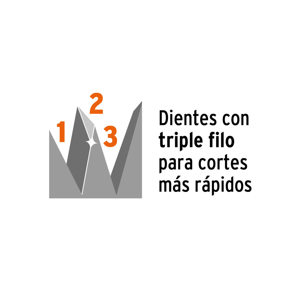 Serrucho Rapid 20", 7 DPP, mango Comfort grip, Truper - CÓDIGO: 101869