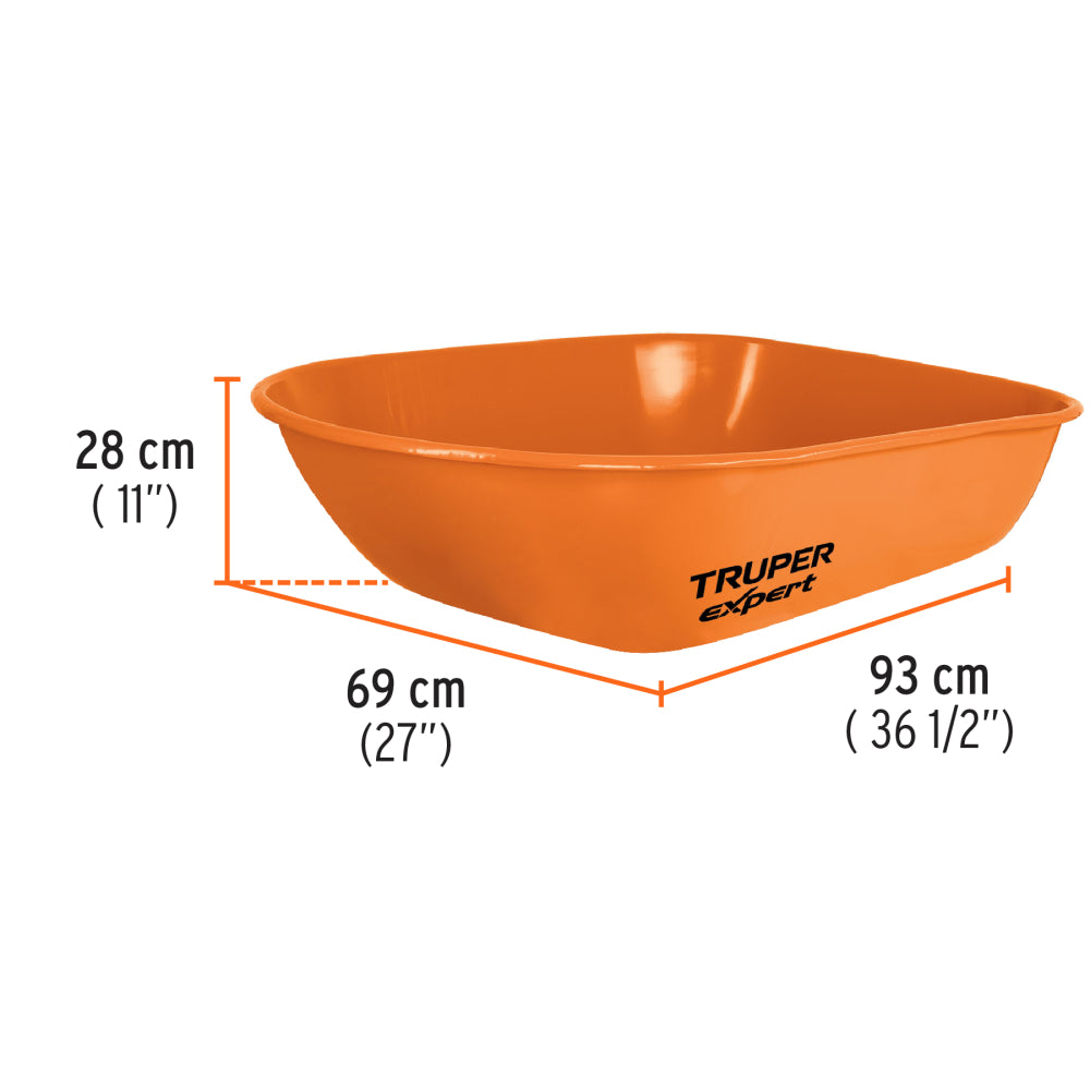 Carretilla 5.5ft3 Imponchable bastidor tubular,Truper Expert - CÓDIGO: 100416