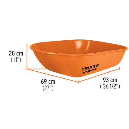 Carretilla 5.5ft3 Imponchable bastidor tubular,Truper Expert - CÓDIGO: 100416