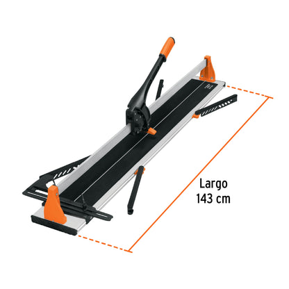 Cortador azulejo 47" (120 cm) gran formato maletín, Truper Expert