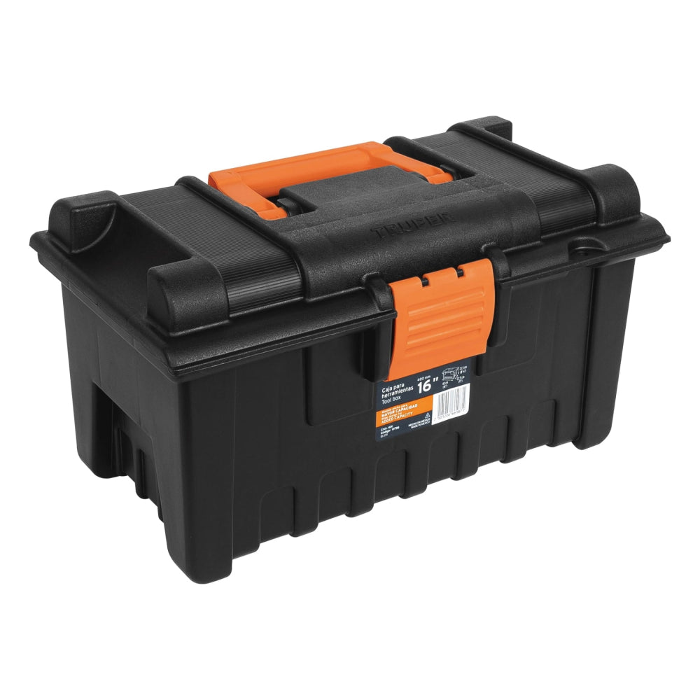 Caja para herramienta de 16" sin compartimentos, TRUPER - CÓDIGO: 19790