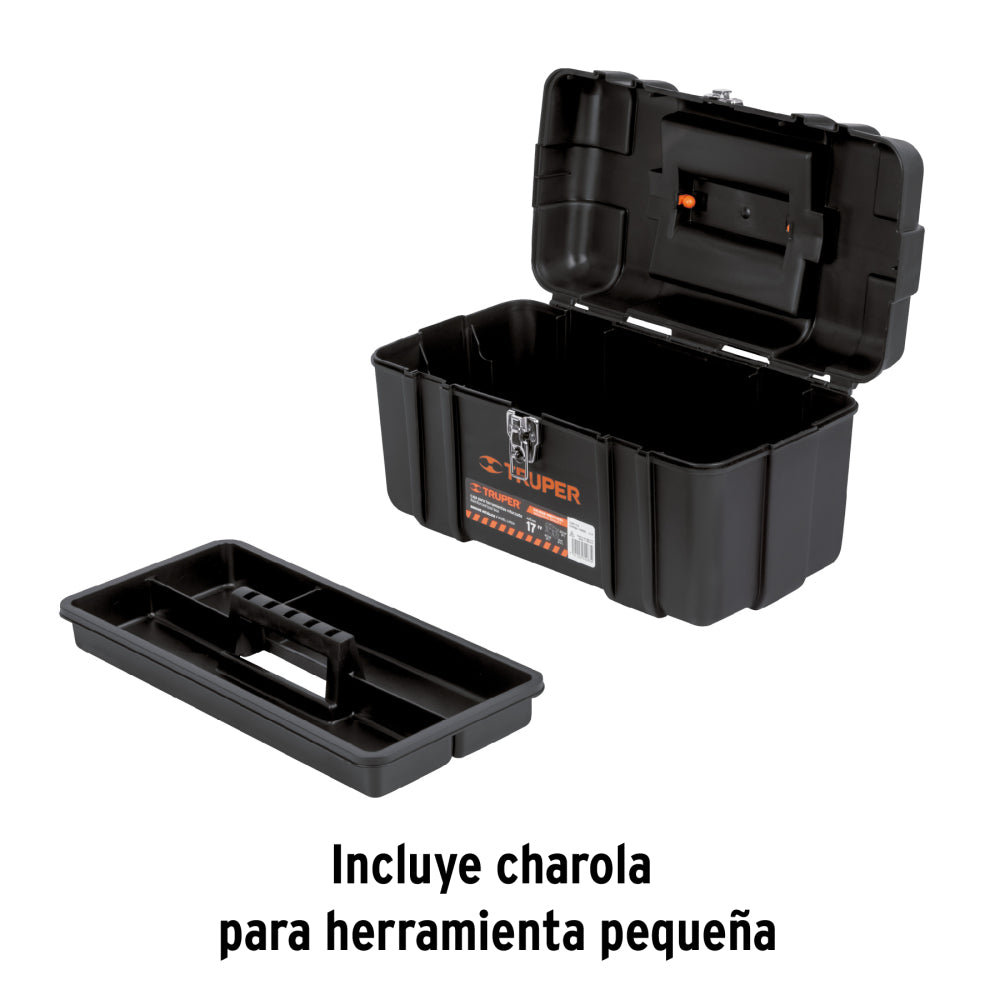 Caja para herramienta de 17" industrial, broches metálicos - Cod: 19656