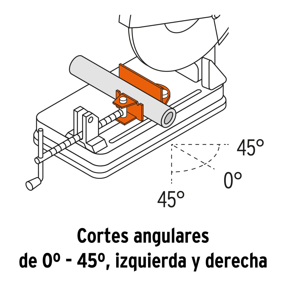 Tronzadora/cortadora de metales, 14",industrial, 2200W,220V