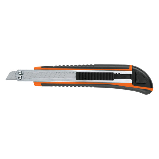 Cutter 9 mm profesional con alma metálica y grip, Truper - Cod: 16971