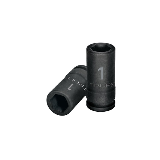 Dado largo de impacto de 1", 6 puntas, cuadro 3/4"