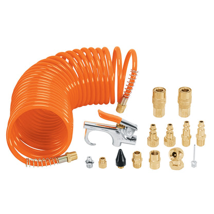 Juego de 15 accesorios neumáticos, cuerda 1/4" NPT, TRUPER - CÓDIGO: 19094