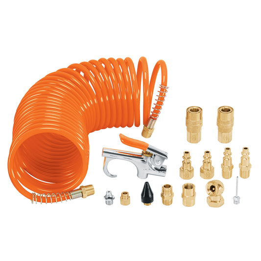 Juego de 15 accesorios neumáticos, cuerda 1/4" NPT, TRUPER - CÓDIGO: 19094
