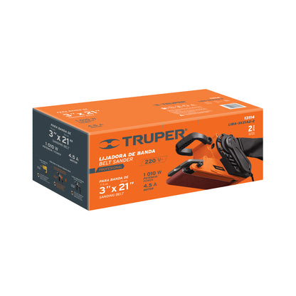 Lijadora de banda 3 x 21", profesional, 220 V, 1010 W