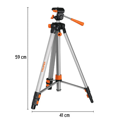 Tripié telescópico para nivel láser, altura max. 1.45 m - CÓDIGO: 100811