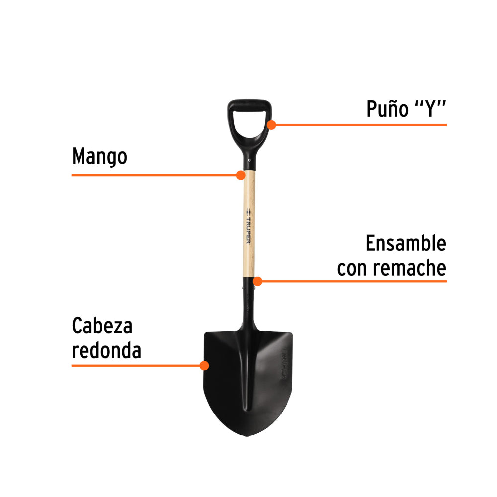 Pala (lampa) cuchara, T-1000, Perú - Código: 11171