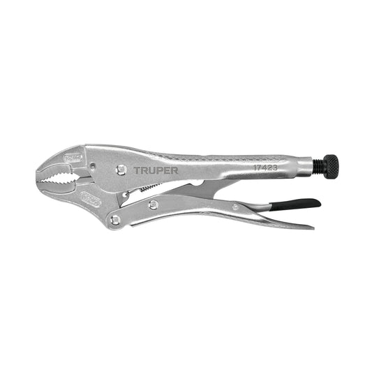 Pinza de presión 10" mordaza curva, Truper - Cod: 17423