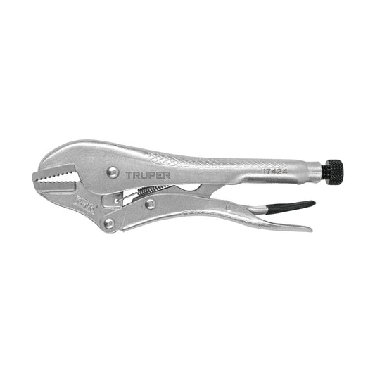 Pinza de presión 10" mordaza recta, Truper - Cod: 17424