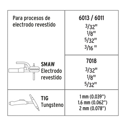 Soldadora inversora 200A, 220V, TRUPER - Código: 13696