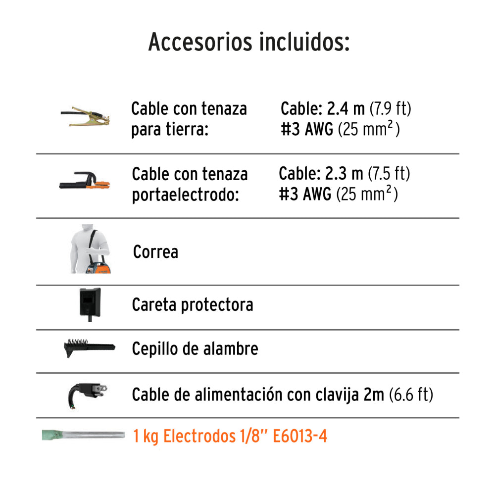 Soldadora inversora 200A, 220V, TRUPER - Código: 13696